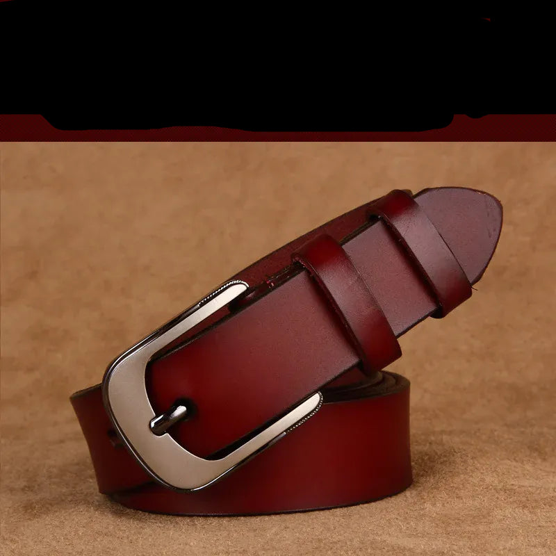 Rouge Brun / 115cm Ceinture Femme Tendance Boucle à Ardillon Ma boutique
