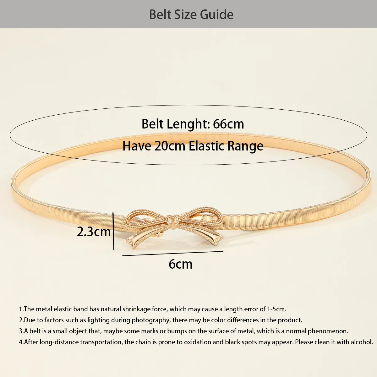 Ceinture fine dorée CeinturesCuir