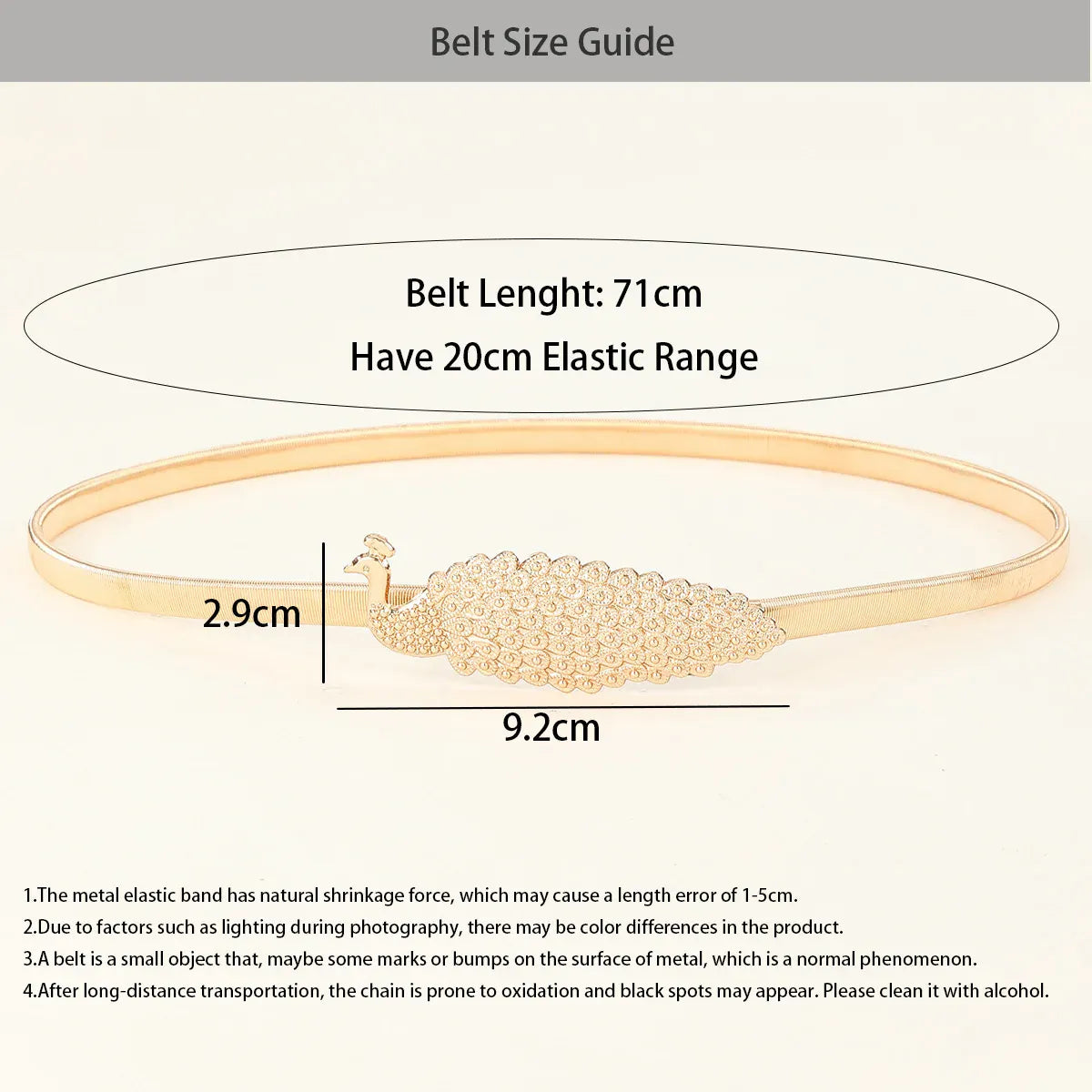 Ceinture fine dorée CeinturesCuir