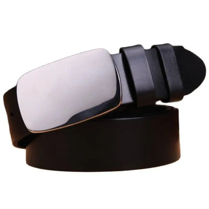 Ceinture Homme 40 ans : L'Élégance Intemporelle du Cuir Authentique black / 110cm