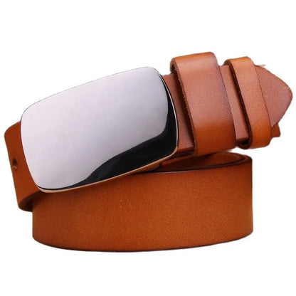 Ceinture Homme 40 ans : L'Élégance Intemporelle du Cuir Authentique camel / 110cm