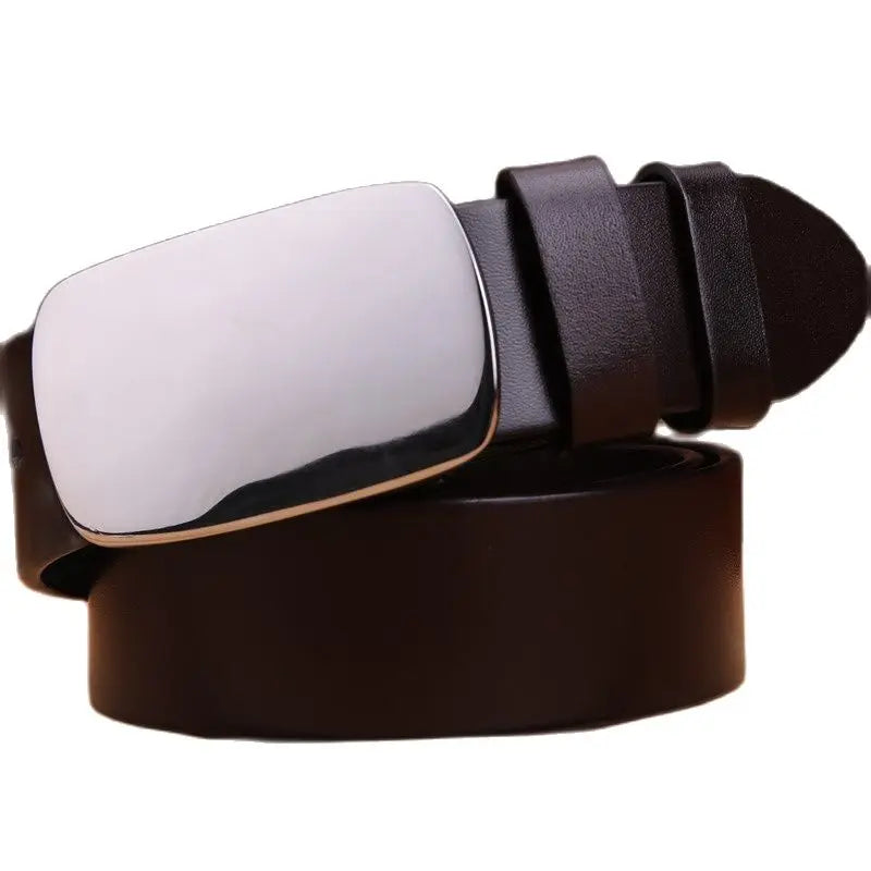 Ceinture Homme 40 ans : L'Élégance Intemporelle du Cuir Authentique coffee / 120cm