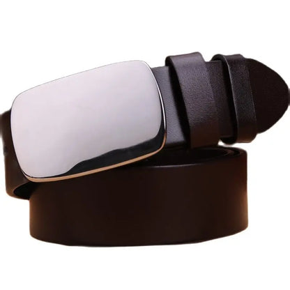 Ceinture Homme 40 ans : L'Élégance Intemporelle du Cuir Authentique coffee / 120cm