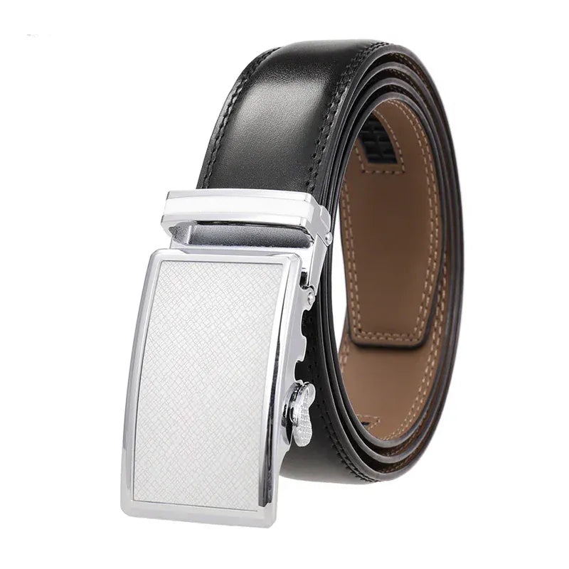 Noir - Boucle Argent / 110cm Ceinture Homme Avocat Ma boutique