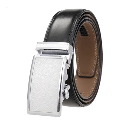 Noir - Boucle Argent / 110cm Ceinture Homme Avocat Ma boutique