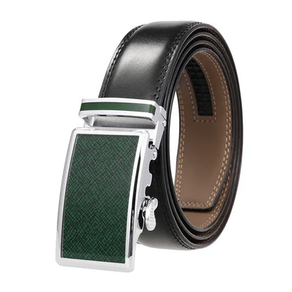 Noir - Boucle Vert / 125cm Ceinture Homme Avocat Ma boutique