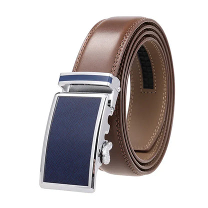 Marron - Boucle Bleu / 120cm Ceinture Homme Avocat Ma boutique