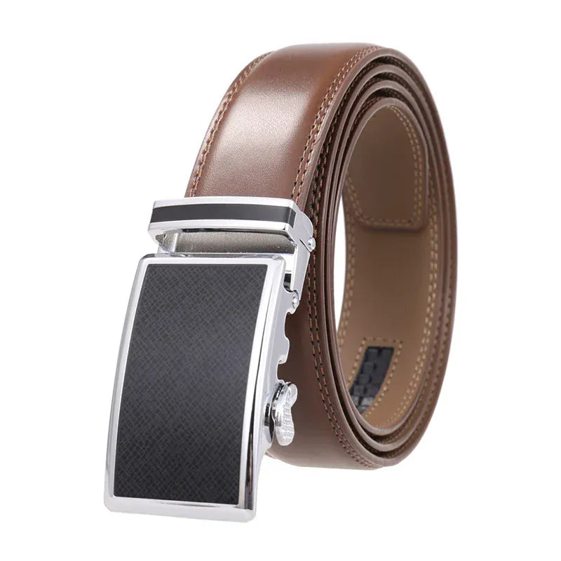 Marron - Boucle Noir / 130cm Ceinture Homme Avocat Ma boutique