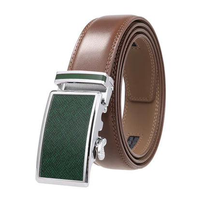 Marron - Boucle Vert / 125cm Ceinture Homme Avocat Ma boutique