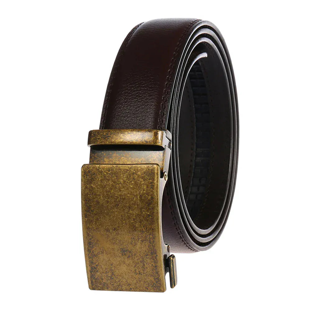 Marron B / 130cm Ceinture Homme Banquier Ma boutique