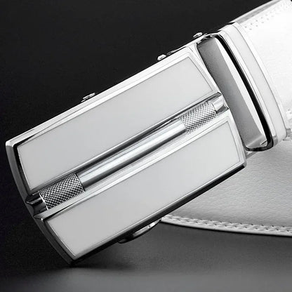 Ceinture Homme Blanche Cuir Ma boutique