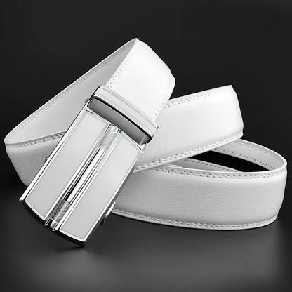 Ceinture Homme Blanche Cuir Ma boutique