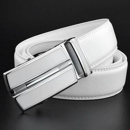 Ceinture Homme Blanche Cuir Ma boutique