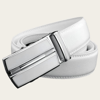 Ceinture Homme Blanche Cuir Ma boutique