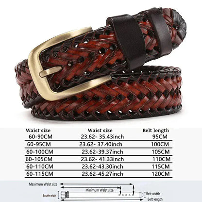 Marron / 105cm Ceinture Homme Cadeau Fête des Pères Ma boutique
