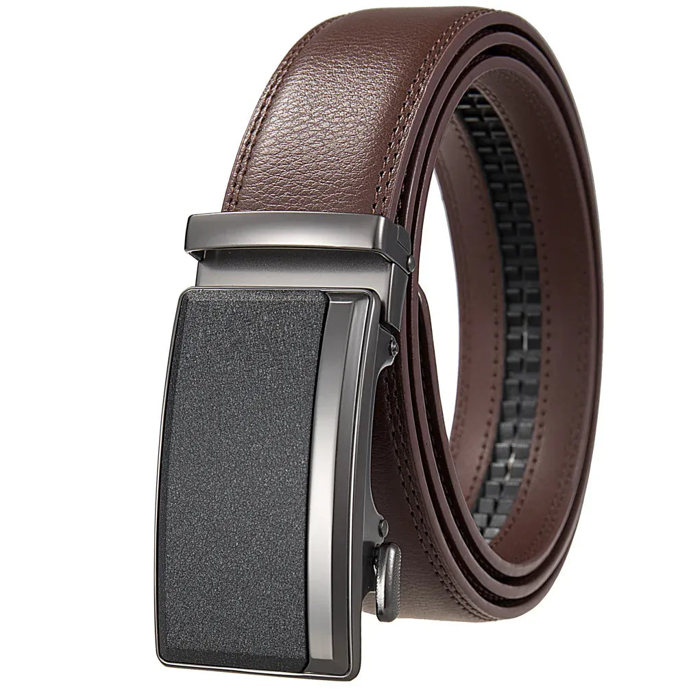 Ceinture Homme Cérémonie Chic – Élégance et Raffinement au Quotidien Marron / 140cm