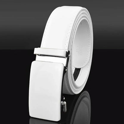 125cm Ceinture homme costume Blanche Ma boutique