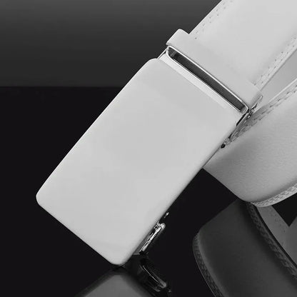 Ceinture homme costume Blanche Ma boutique