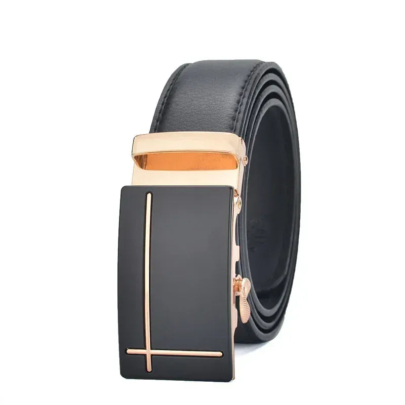 Noir - Boucle Or / 150cm Ceinture Homme Costume Gris Ma boutique