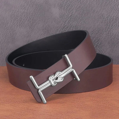 Marron boucle en argent / 120cm Ceinture Homme Créateur Ma boutique