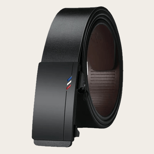 Ceinture Homme Cuir Grainé Noir Texturé Élégant Ma boutique