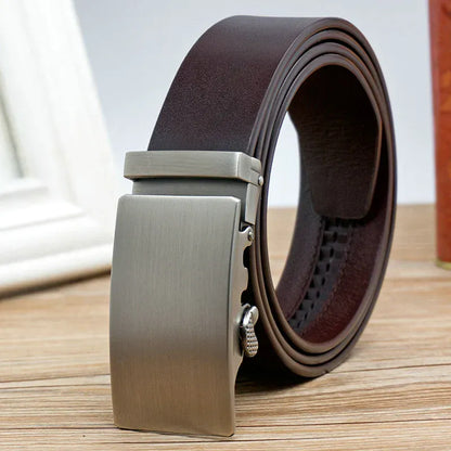 110cm Ceinture Homme Cuir Pleine Fleur Marron Caramel Ma boutique