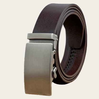 Ceinture Homme Cuir Pleine Fleur Marron Caramel Ma boutique