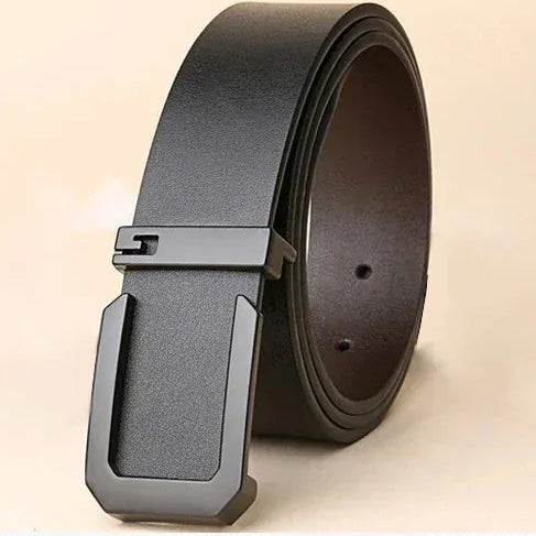 Noir - Boucle Noir / 105CM Ceinture Homme Cuir Souple Jean Décontracté Ma boutique
