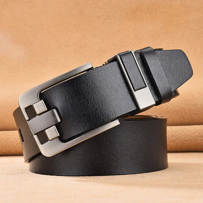 Noir / 110cm ceinture homme cuir tanné végétal Ma boutique