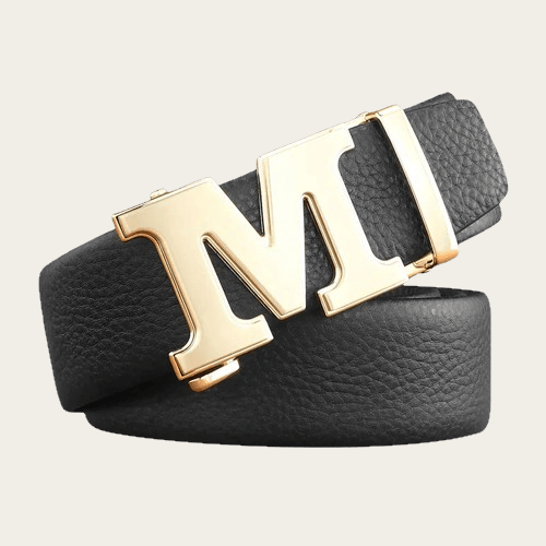 Ceinture Homme Cuir Véritable Boucle Automatique - Lettre M Ma boutique