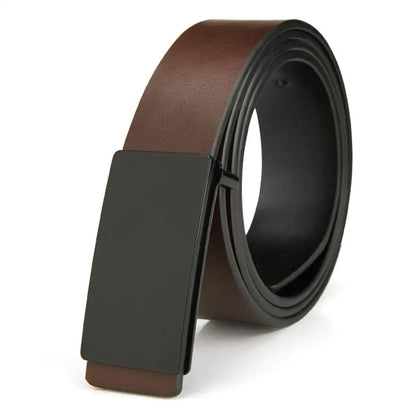 Ceinture homme entrepreneur : élégance, qualité et assurance  Marron - B / 130cm