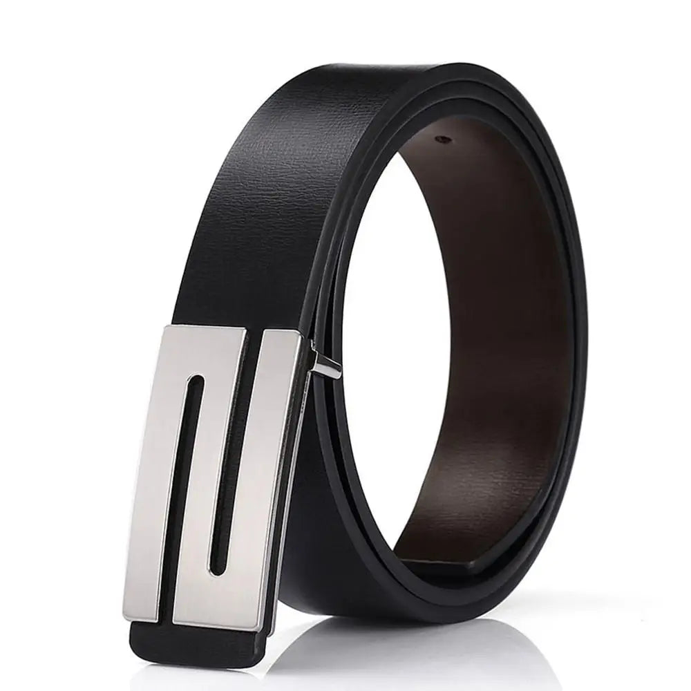 Ceinture homme entrepreneur : élégance, qualité et assurance  Noir - E / 140cm