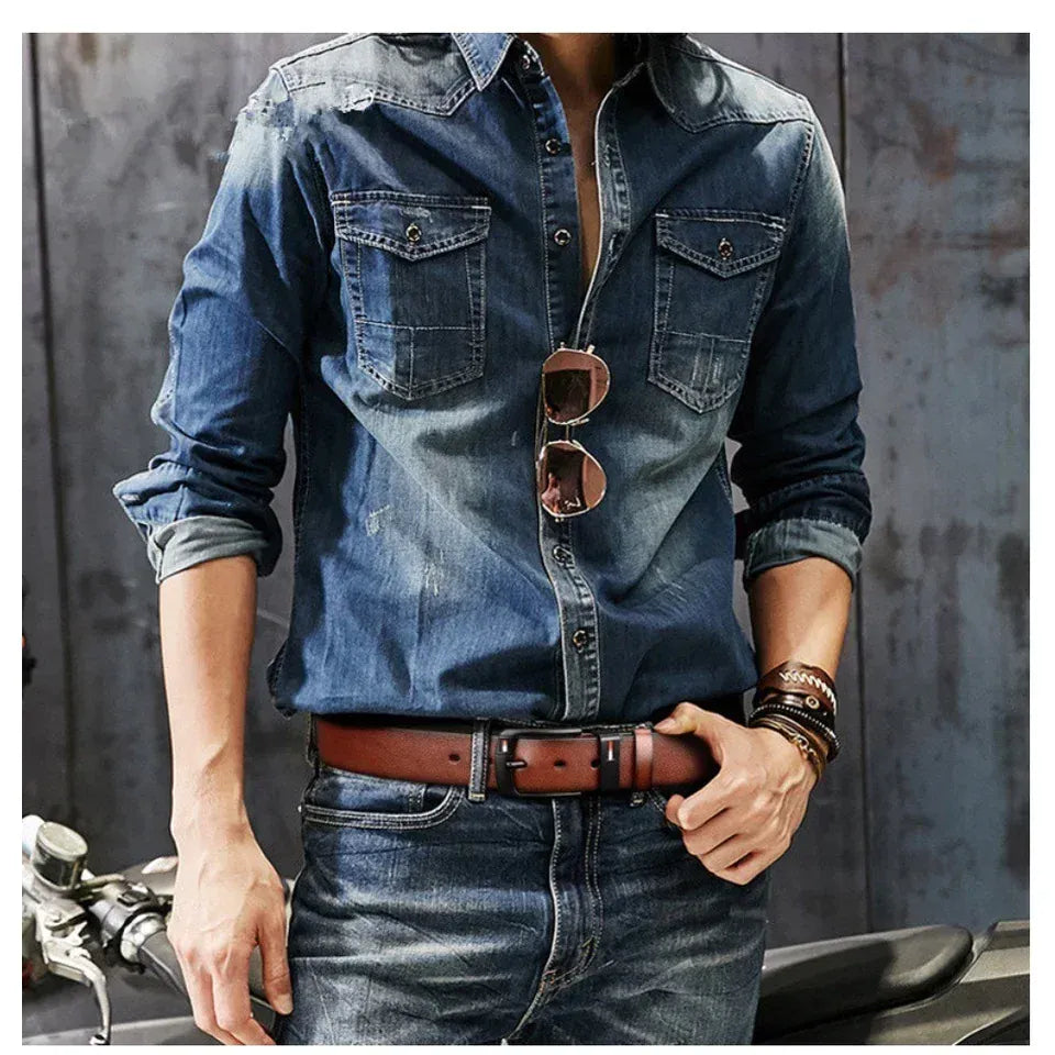 Ceinture Homme Marron Cuir Synthétique Ma boutique