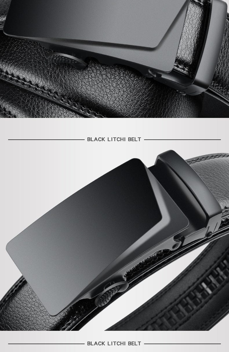 Ceinture Homme Noire Cuir – Élégance et Confort pour Toutes les Tailles