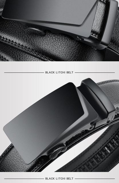 Ceinture Homme Noire Cuir – Élégance et Confort pour Toutes les Tailles