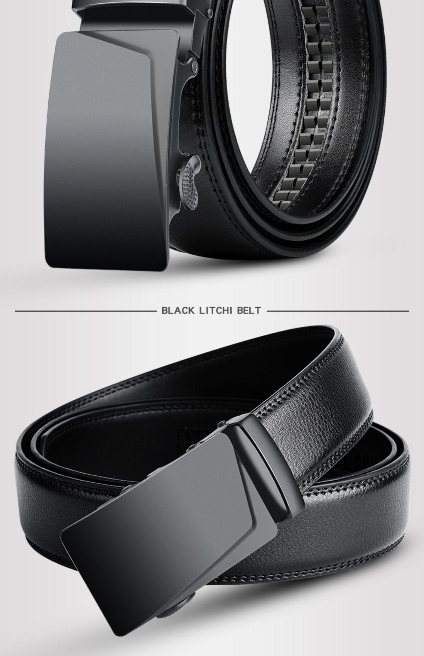Ceinture Homme Noire Cuir – Élégance et Confort pour Toutes les Tailles