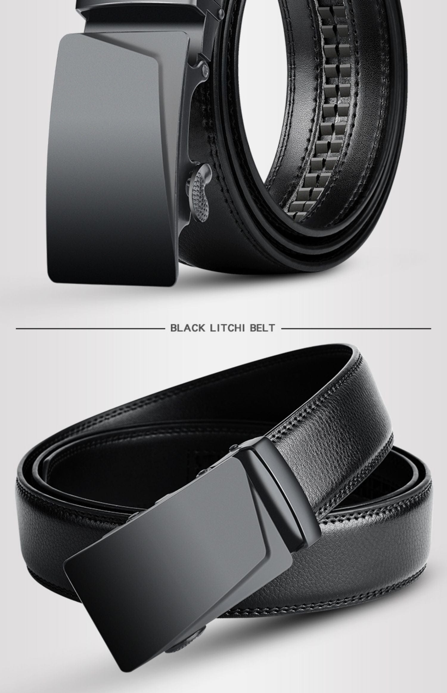 Ceinture Homme Noire Cuir – Élégance et Confort pour Toutes les Tailles