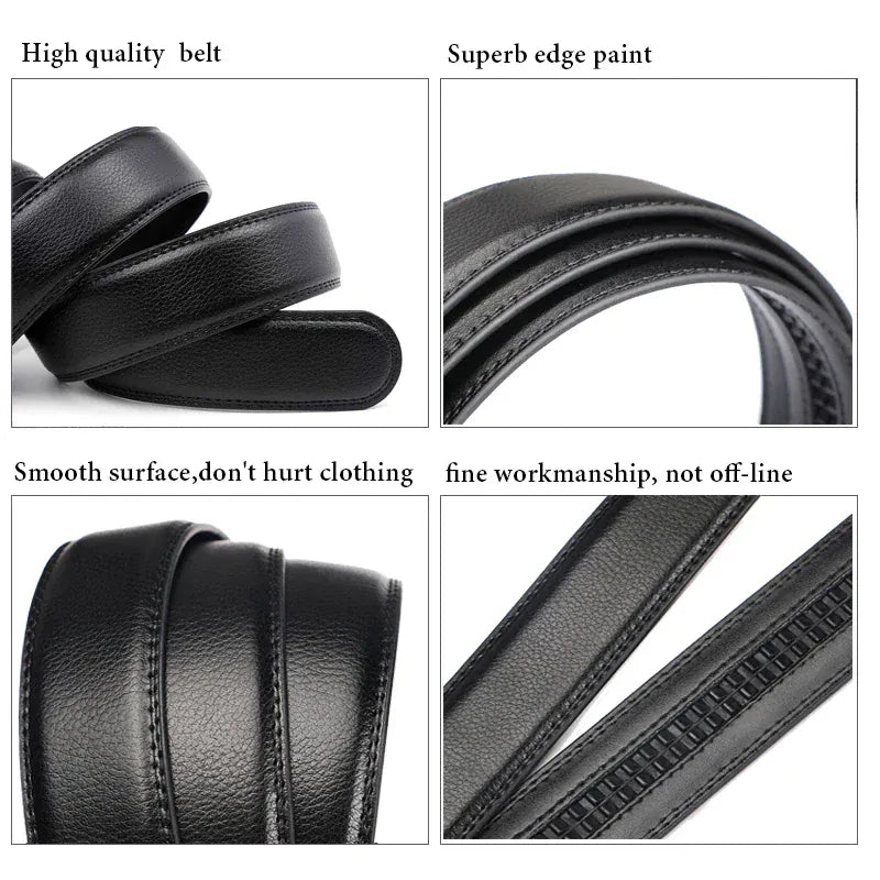 Ceinture Homme Noire Cuir – Élégance et Confort pour Toutes les Tailles