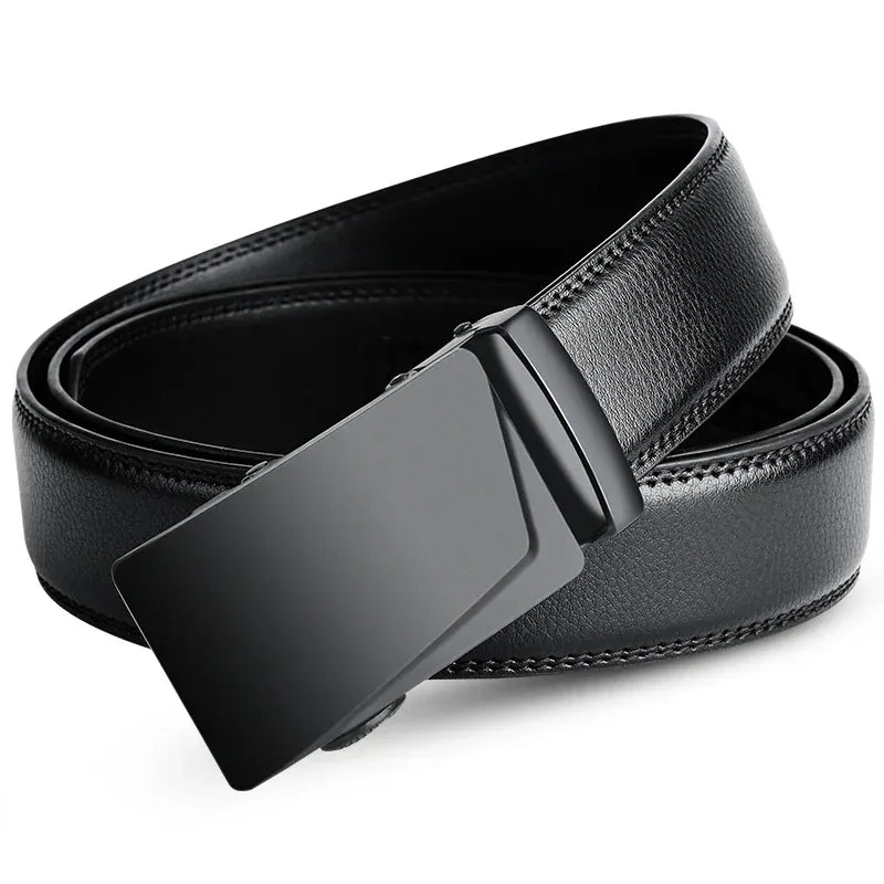Ceinture Homme Noire Cuir – Élégance et Confort pour Toutes les Tailles