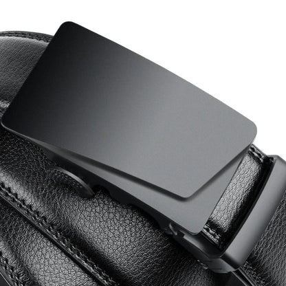 Ceinture Homme Noire Cuir – Élégance et Confort pour Toutes les Tailles