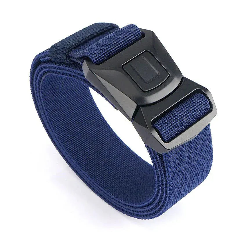 Ceinture Homme Outdoor : La Ceinture Tactique en Nylon Ultime  Bleu Marine