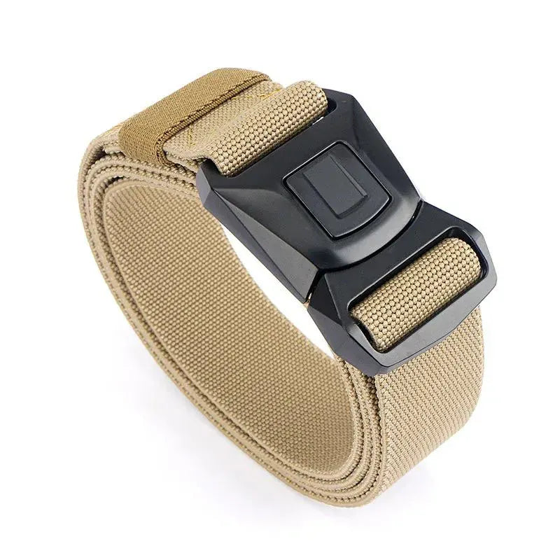 Ceinture Homme Outdoor : La Ceinture Tactique en Nylon Ultime  Kaki