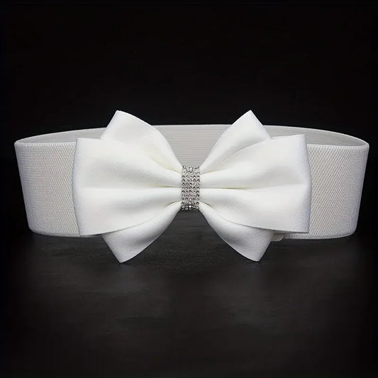 Ceinture large blanche femme CeinturesCuir