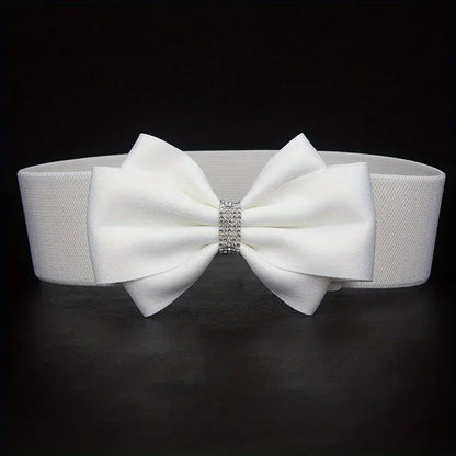 White / free Ceinture large blanche femme CeinturesCuir