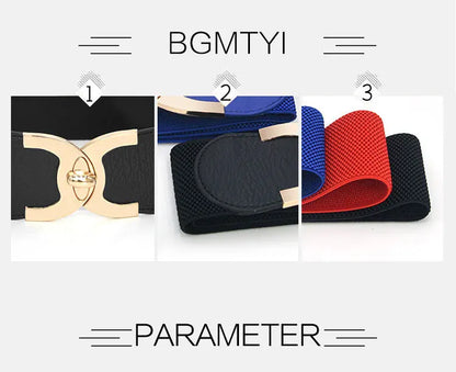 Ceinture large camel femme CeinturesCuir