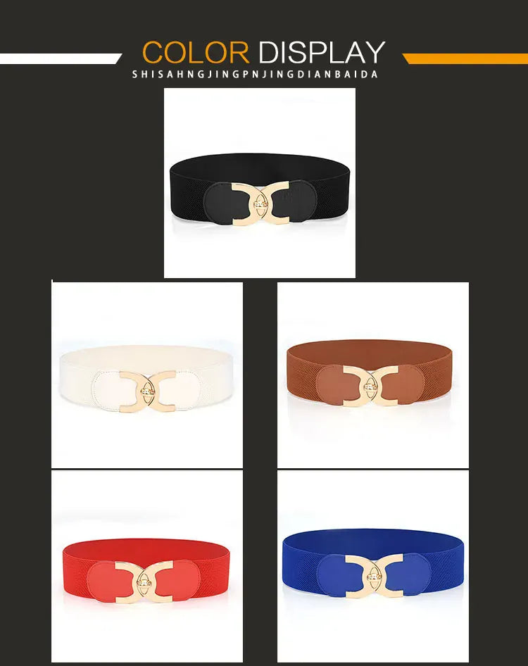 Ceinture large camel femme CeinturesCuir