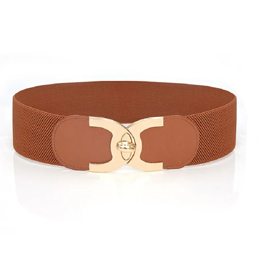Ceinture large camel femme CeinturesCuir