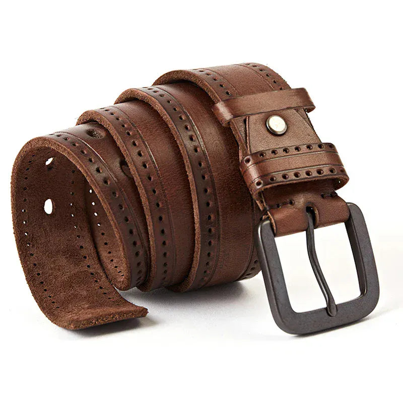 Ceinture Large Cuir Epais Homme Ma boutique