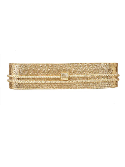 Ceinture large dorée CeinturesCuir