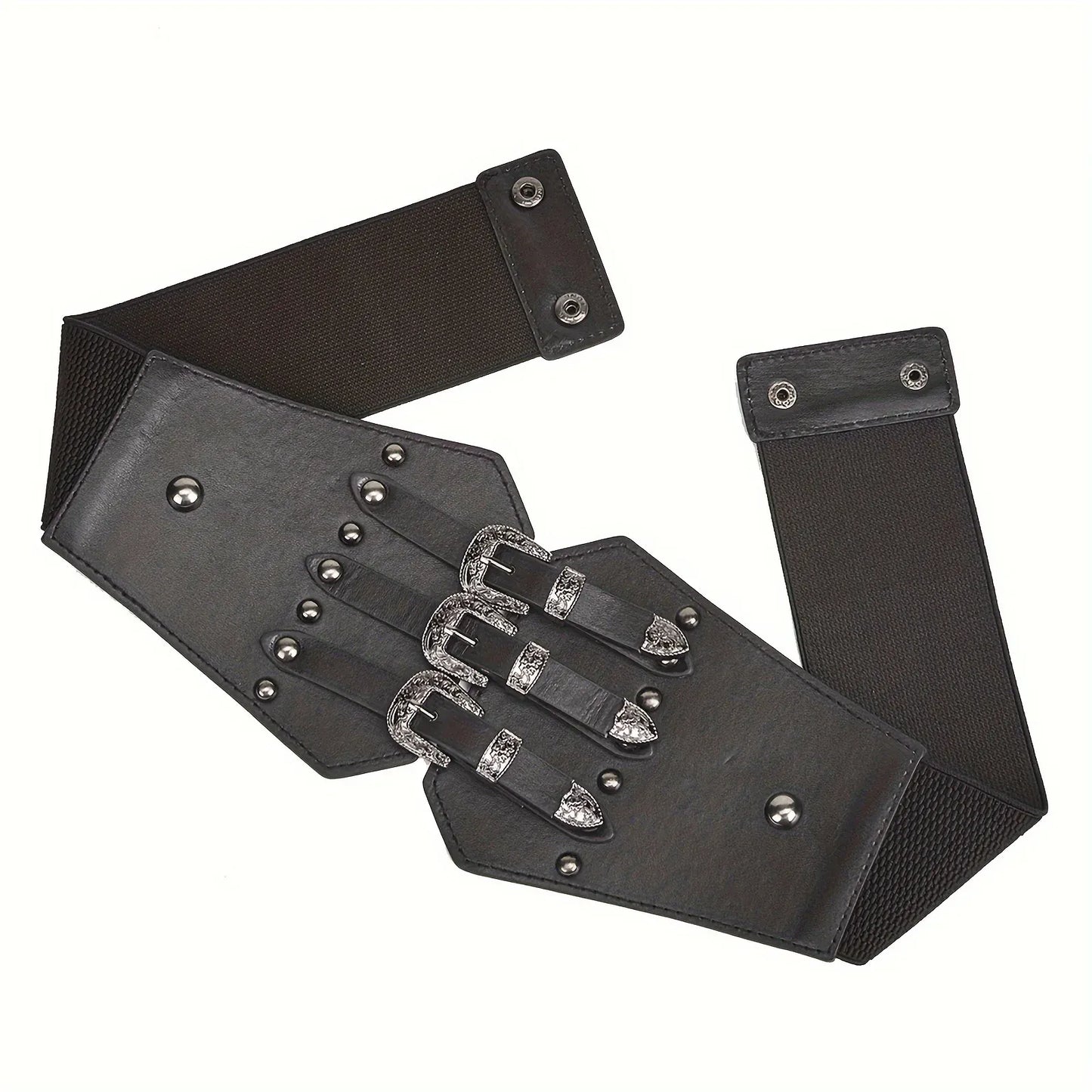 Ceinture large marron femme CeinturesCuir